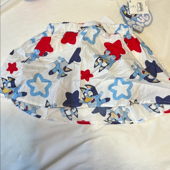 Bluey Kids top and skirt with Star Pattern - Picture 3 of 7